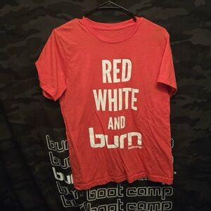 Red Boot Camp Short Sleeve Tee